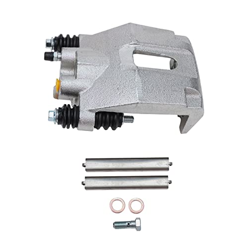 Image of Detroit Axle - Brake Kit for Ford 2004-2008 F-150 2006-2008 Lincoln Mark LT 2005 2007 Front & Rear Drilled & Slotted Brake Rotors Ceramic Brakes Pads Rear Brake Calipers Replacement - 10pc Set