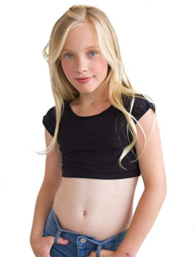 Image of HALFTEE Girls Layering Tee | Crop Tops for Girls | Sizes 4-12
