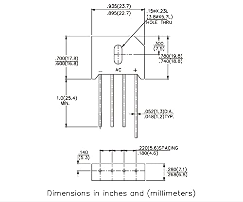 Image of 5pcs KBU2510 2510 Bridge Rectifier Diode 25A 1000V Silicon Bridge Rectifiers,4Pins.