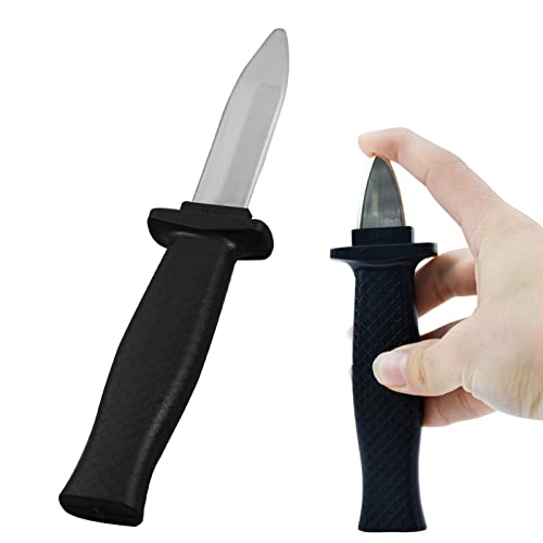 BEHAHAI 2pcs Disappearing Dagger,Plastic Retractable Dagger Toy Fake Dagger Prop Trick Prank Toy Gift Magic Tricks Props Joke Toys for Adults Halloween Fool Day Party