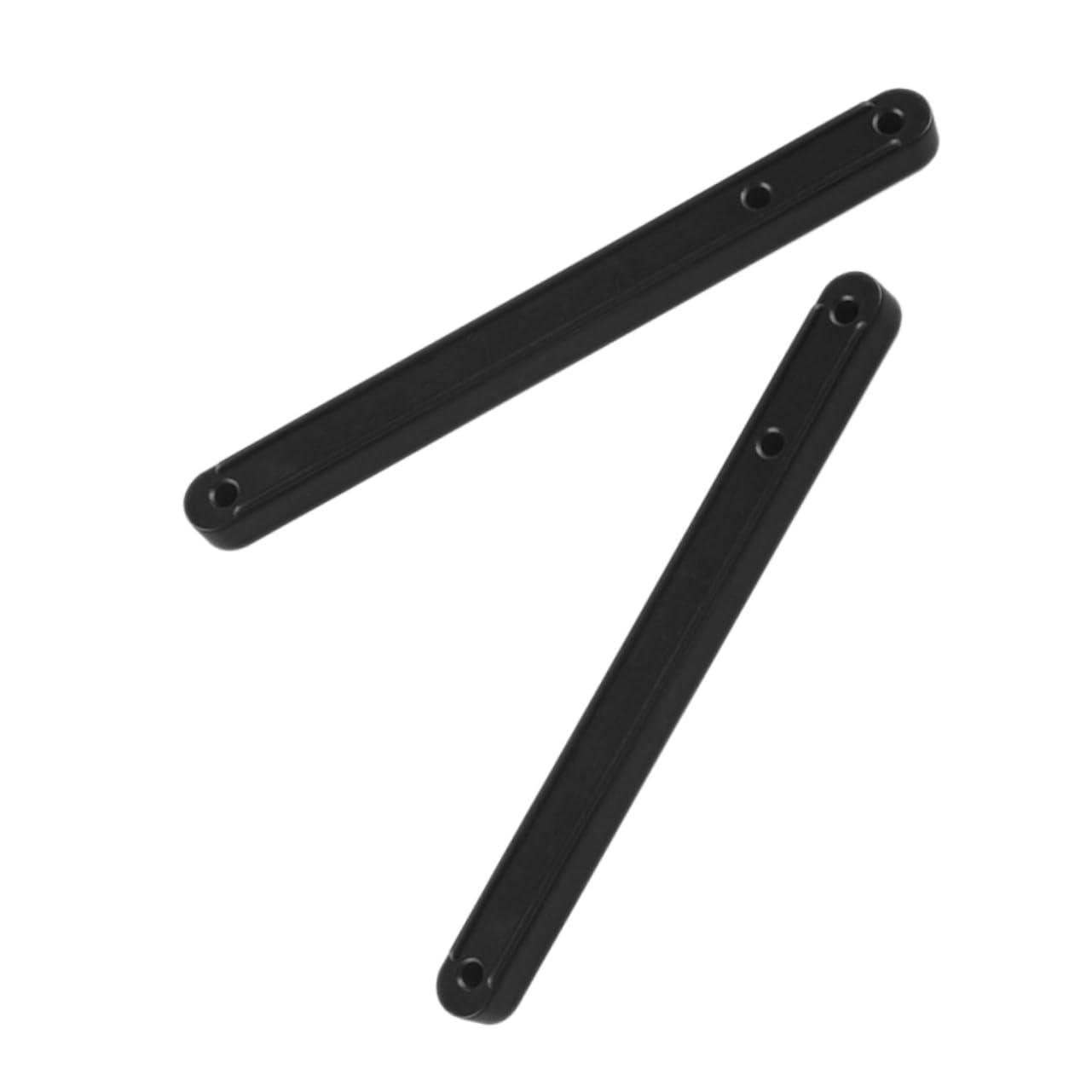 HOMOCONO 2pcs Pulley Track Rails Sliders Drawer Draw Tracks for Dresser Drawer Slide Sliding Guide Dresser Plastic Black