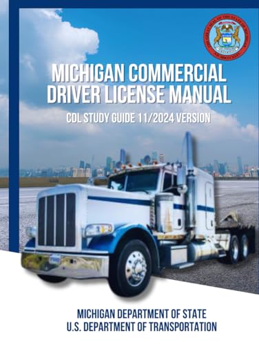 Michigan Commercial Driver License Manual: CDL Study Guide 11/2024 Version - image 1