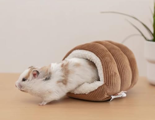 LOS ANDES Cama quente para hamster, esconderijo de porquinho-da-índia, ratos laváveis, ninho de rato