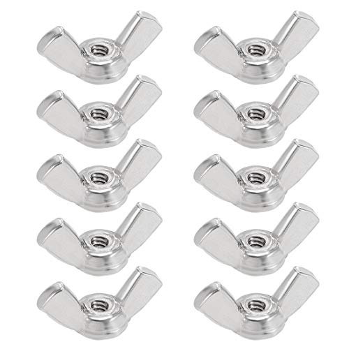 Écrous papillon 6-32 uxcell en inox pour sécuriser et ajuster facilement vos volets roulants