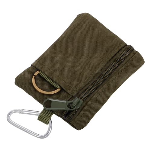 Tactical Pouch Id Card Holder Boys Coin Pouch Keychain for Men Outdoor Adventure Hiking Travel