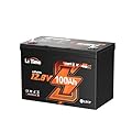 LiTime 12V 100Ah Group 27 Bluetooth LiFePO4 Battery, Lithium Battery, Built-in 100A BMS with Low-Temp Protection, Max. 15000 Cycles, Perfect for RV, Solar System, Trolling Motors etc. (1 Pack)