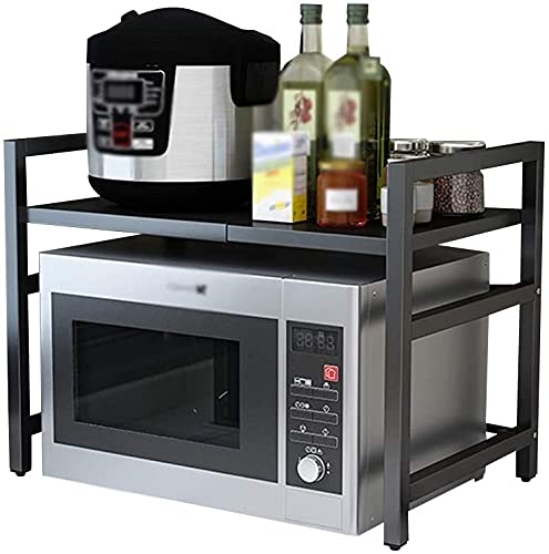 Support de four à micro-ondes réglable pour libérer l'espace du comptoir cuisine