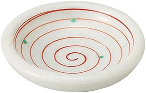 Set of 10 Uzumaki Chibi Dish, 3.0 x 0.8 inches (7.6 x 2 cm), 2.8 oz (80 g), Delicacy, Restaurant, Ryokan, Japanese Tableware, Restaurant, Commercial Use