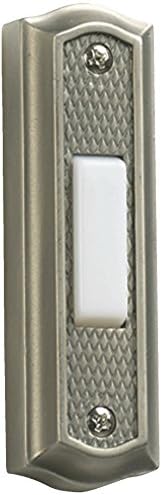 Quorum International 7-301-92 Zinc Door Button, Antique Silver