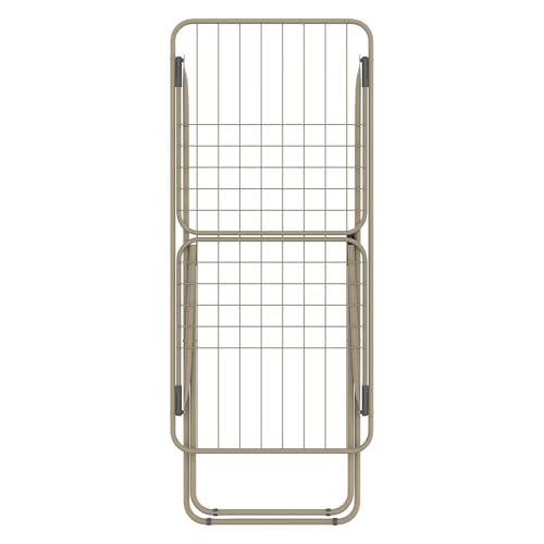 Rörets Wäscheständer Sussi Pearl Beige – verriegelbare Flügel – Sicherheitssperre – 52x176x96cm – 18 m Trockenfläche - Design und Qualität von Schwedens stärkster Trockenständermarke