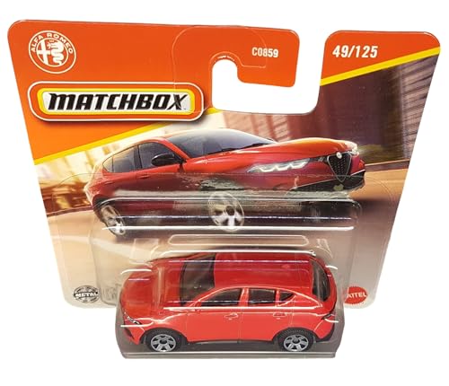 Matchbox Alfa Romeo Tonale 2023 a escala 1:64 rojo miniatura 2