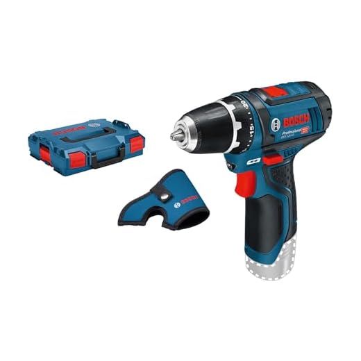 Bosch Professional 12V System Akku Bohrschrauber GSR 12V-15 (ohne Akkus & Ladegerät, in L-Boxx)