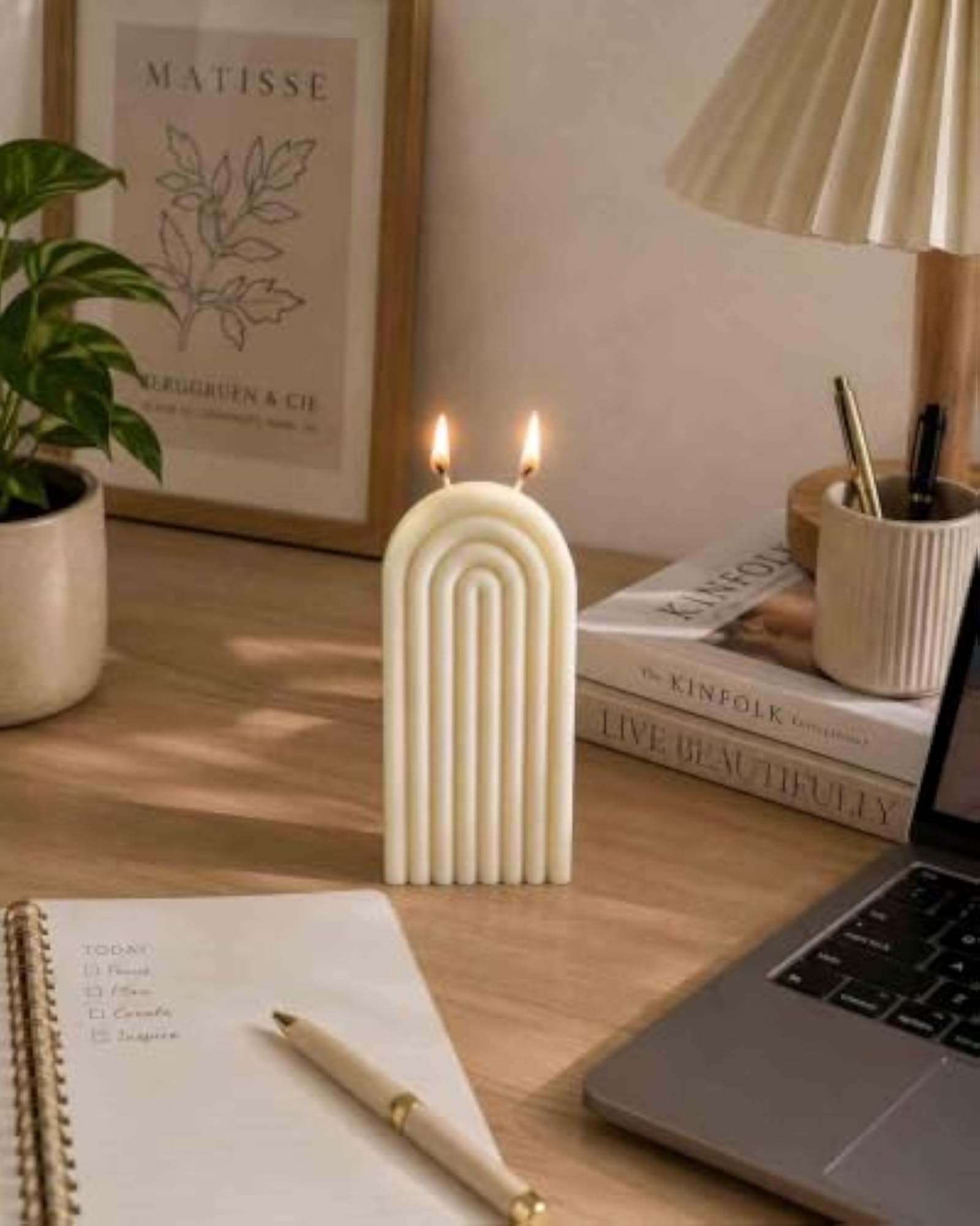 Arch Soy Wax Decorative Candle | Sculpture Arch