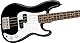 Fender Squier E-Bass - Mini Precision Bass, Schwarz, Inklusive kostenloser virtueller Kurse auf Fender Play