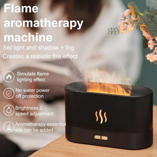 Difusor aromático eléctrico Haofy Flame 180ml USB miniatura 6