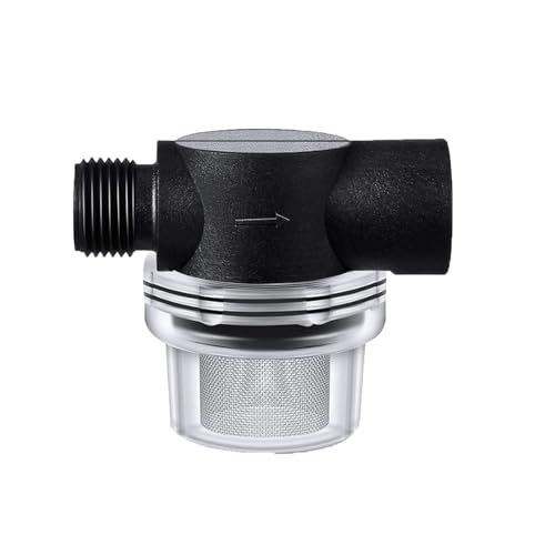 FBOJOY Water Pump Strainer Filter, Twist-On Pipe Water Pump Strainer, 1/2' NPSM Inlet/Outlet - RV Replacement- Compatible