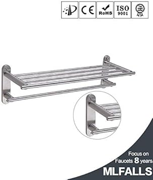 Toallero moderno de barra de toallas, bandeja de ...