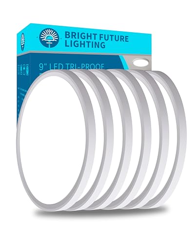 6pack 9 Inch Flush Mount Ceiling Light, 18w Led Ceiling
