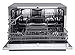 EdgeStar DWP62BL 6 Place Setting Portable Countertop Dishwasher - Black