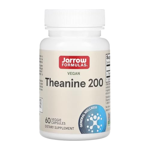 Teanina 200mg Jarrow 60 Cápsulas Importado