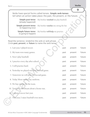 image for Evan-Moor Educational Publishers Evan-Moor Language Fundamentals, Grad