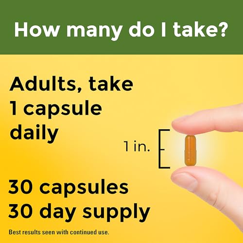 Nature Made High Absorption Turmeric Curcumin Supplement, 30 Capsules - image 5