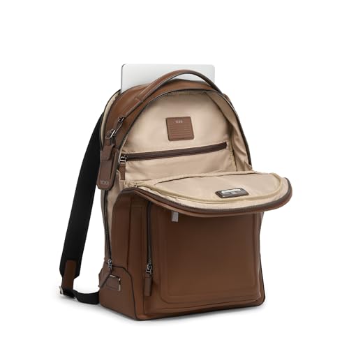 Image of TUMI - Harrison Warren Backpack - 15-Inch Laptop Backpack - Stylish Women's & Men's Backpack for Travel & Business - Cognac Bombe