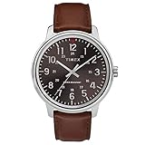 reloj casio clasico rosa Marron Timex Reloj Análogo clásico para Hombre de Cuarzo con Correa en Cuero TW2R85700