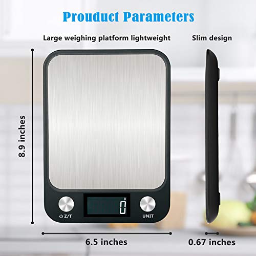 Digital Kitchen Scale for Cooking and Baking