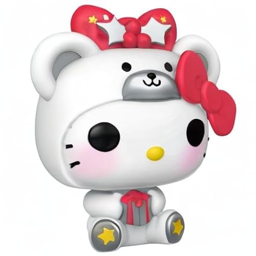 Funko Pop! Sanrio: Hello Kitty - HK Polar Bear - Metallic - Figurine en Vinyle à Collectionner - Idée de Cadeau - Produits Officiels - Jouets pour Les Enfants et Adultes - Anime Fans
