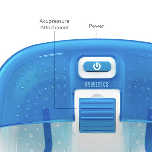 HoMedics-Bubble-Bliss-Deluxe-Foot-Spa-Massaging-Arch-3-Acupressure-Attachments-Splash-Guard-Raised-Nodes-Creates-Bubbles-Improves-Circulation-Soothe-Tired-Muscles-Built-In-Storage