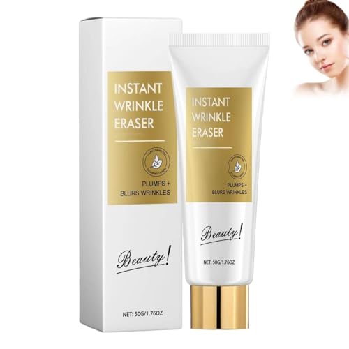Borrador instantáneo de arrugas, sérum natural para eliminar arrugas al instante, loción reafirmante, crema nutritiva y reparadora profunda, crema reafirmante para el rostro (1pcs)