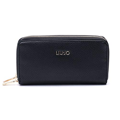 Preisvergleich Produktbild Liu Jo Luxury Fashion Damen N69188E003322222 Schwarz Brieftaschen / Herbst Winter 19