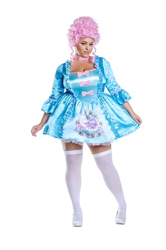Déguisement Marie Dreamgirl Grande Taille 3X pour Femme, Robe Costume Multicolore Adulte
