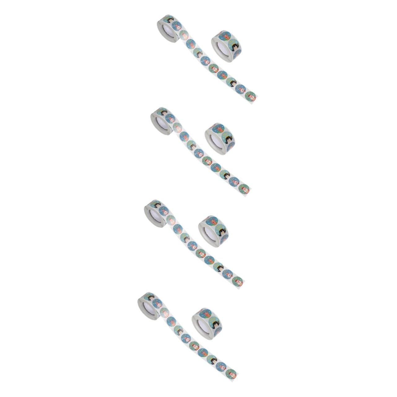 8rotoli Adesivi Natalizi Decorativi Di Etichette Per Regali e Biglietti Di Auguri Perfetti Per Decorazioni Di Natale e Fai Da Te Vari Design Per Ogni Occasione Festiva
