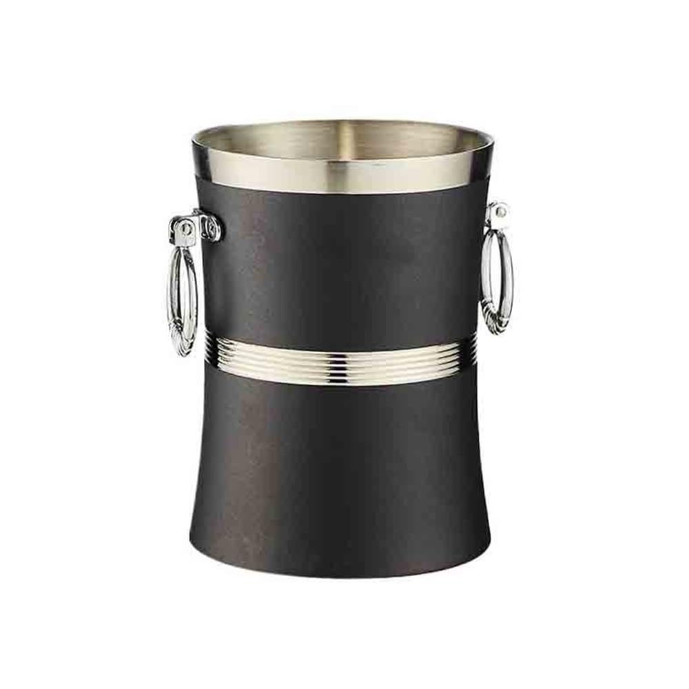 Cubo de Hielo Bar Comercial Cerveza Vino Cubo de Hielo Creativo Acero Inoxidable pellets champán(Grey)