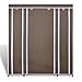 Festnight Cabina Armadio Guardaroba in Tessuto con Compartimenti e Barre 45 x 150 x176 cm Marrone