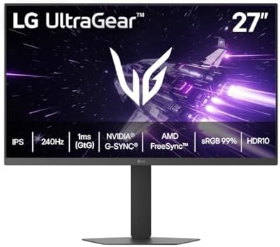 Monitor LG UltraGear™ 27G440A-B 240Hz FHD de 27" sRGB 99% (Typ.), 1ms (GtG), HDMI 2.0, NVIDIA® G-SYNC®, AMD FreeSync™ Premium
