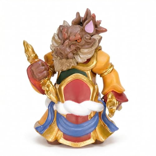 Cute Mini Figurine Pen Holder Collection, Anime Animal Character Desk Decor (Inoshishi Shogun)
