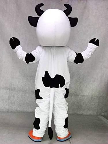 Cute Blue Eyes Cow Mascot Costume Halloween Costume Party school mascots