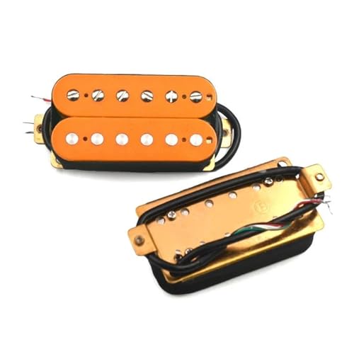 Kit micro guitare électrique orange avec bobine plastique et vis réglable