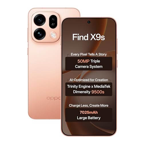 Image of Oppo Find X9s 5G (Sunset Orange, 12GB, 256GB) | Hasselblad 50MP Triple Camera | 120x Super Zoom | MediaTek Dimensity 9500s | 7025mAh 80W SUPERVOOC | ColorOS 16