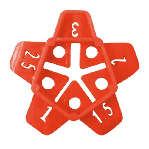 50Pcs 1/1.5/2/2.5/3Mm Wall Tiles Ceramic Gap Locator Cross Tile Leveling System Gap Grout Pump Floor Construction Tools Durable Processing