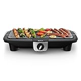 Tefal BG920812 Elektrogrill Easy Grill XXL Bbq auf Tisch Thermostat 5 Temperaturen, für bis zu 10 Personen, 2500 W