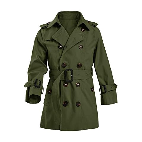 Runcati Double Breasted Trench Coat for Kids Cover