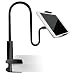 Tablet Cellphone Stand Holder, AFUNTA Gooseneck Lazy Bracket for 4-7.2 Inches iPhone iPad GPS Samsung LG Blackberry Devices,360 Degree Rotating,27.5" Flexible Arm - Black