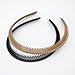 DUOJINSANXI 4 Pcs Headband With Teeth, Comb Headband, Headbands for Women, Wavy Headbands, Fashion Plastic With Teeth Comb Head Hair Non Slip With for Women and Girls