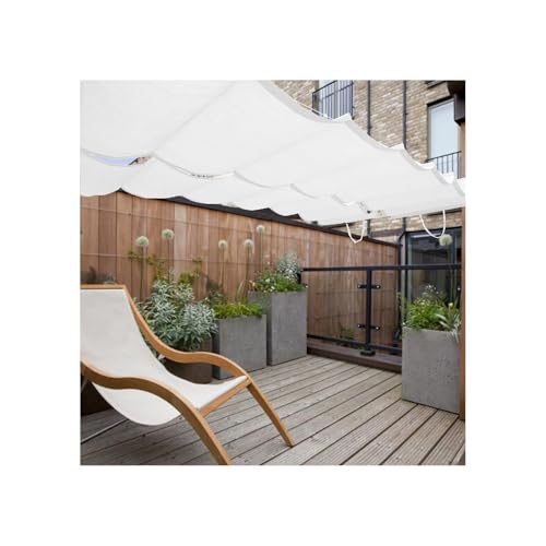 Auvent de pergola imperméable rétractable housse de rechange 0,8 m - 2