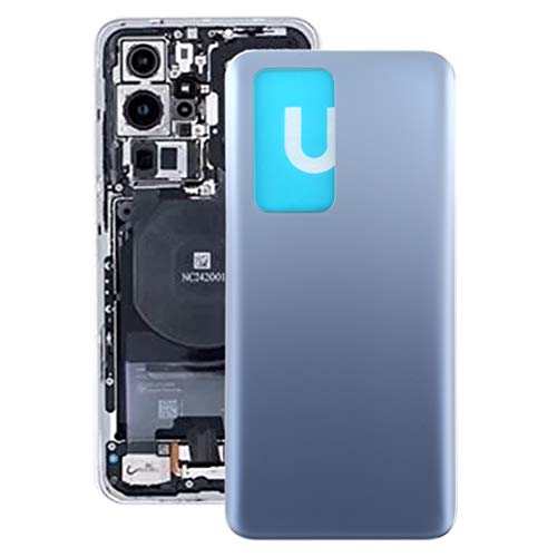 Coque arrière Huawei P40 Pro argenté vitre en verre de qualité supérieure pour réparation