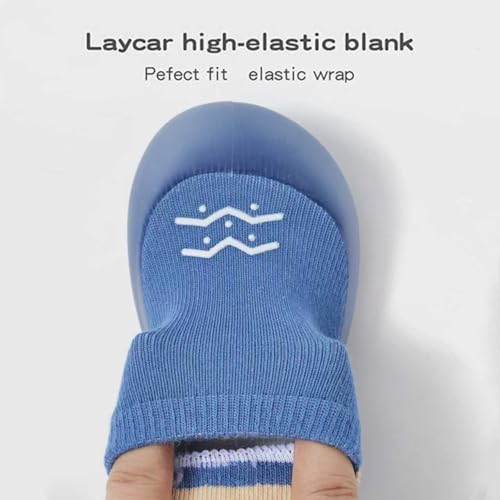 Image of Baby Sock Shoes Baby Walking Shoes Infant Non-Slip Breathable Slippers with Soft Rubber Sole Baby Boys Girls Sneakers